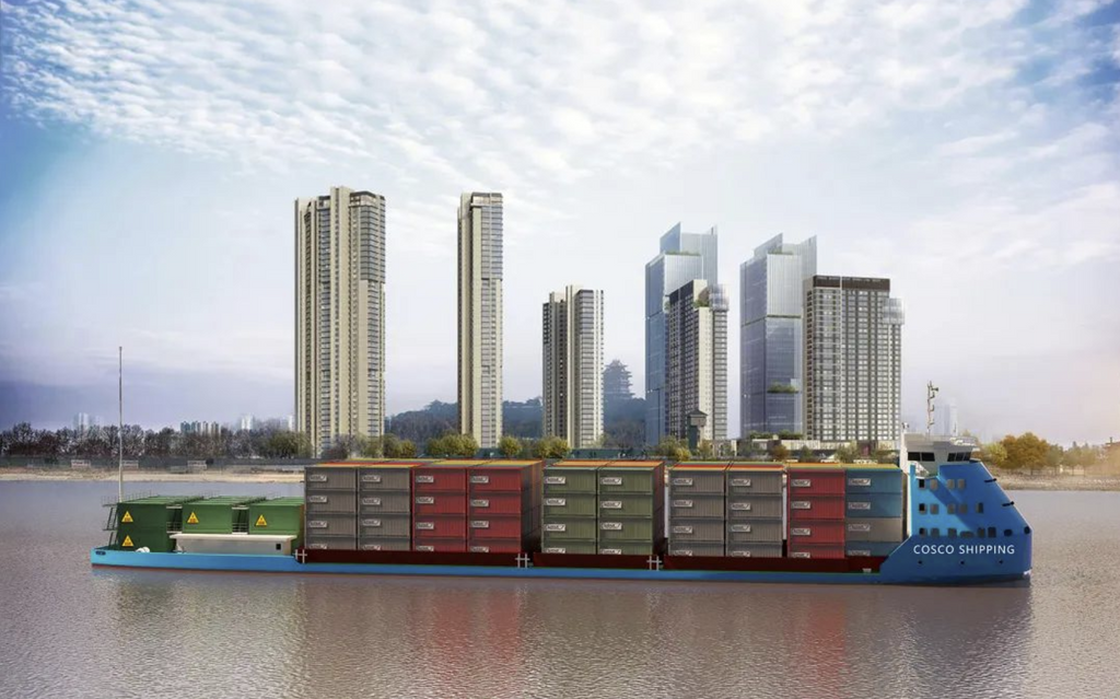 COSCO Shipping Launches the World’s Largest River-to-Sea Electric Container Ship