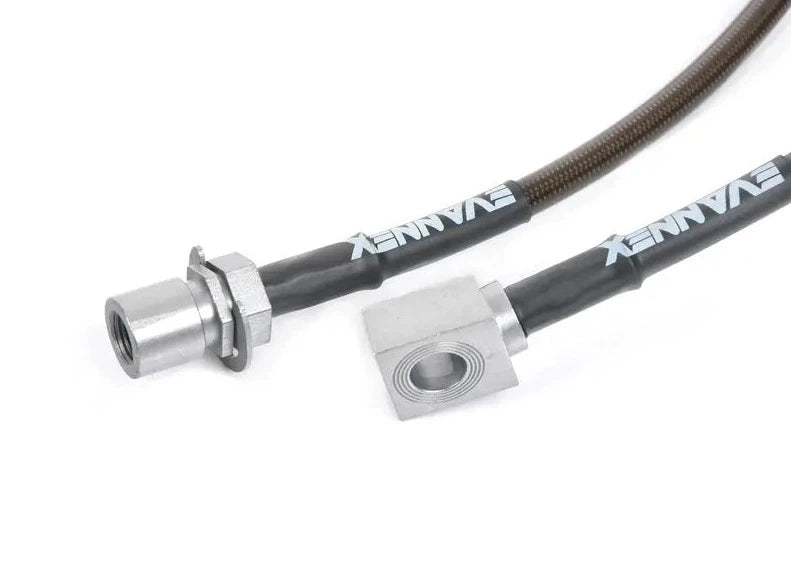 EVANNEX Front and Rear Stainless Steel Low-Profile Brake Lines for Tesla Model 3