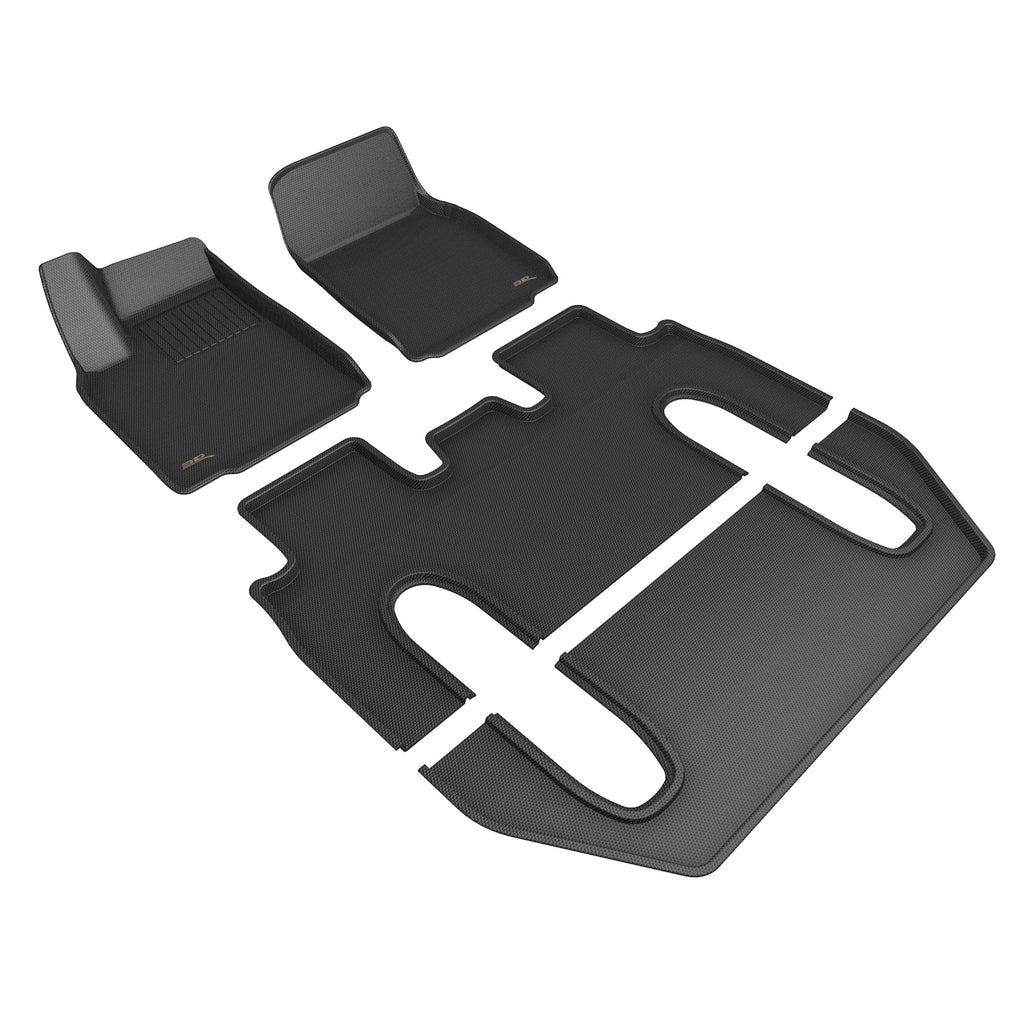 3D MAXpider Kagu Floormats for Tesla Model X 2022-2024 (6 Seater)
