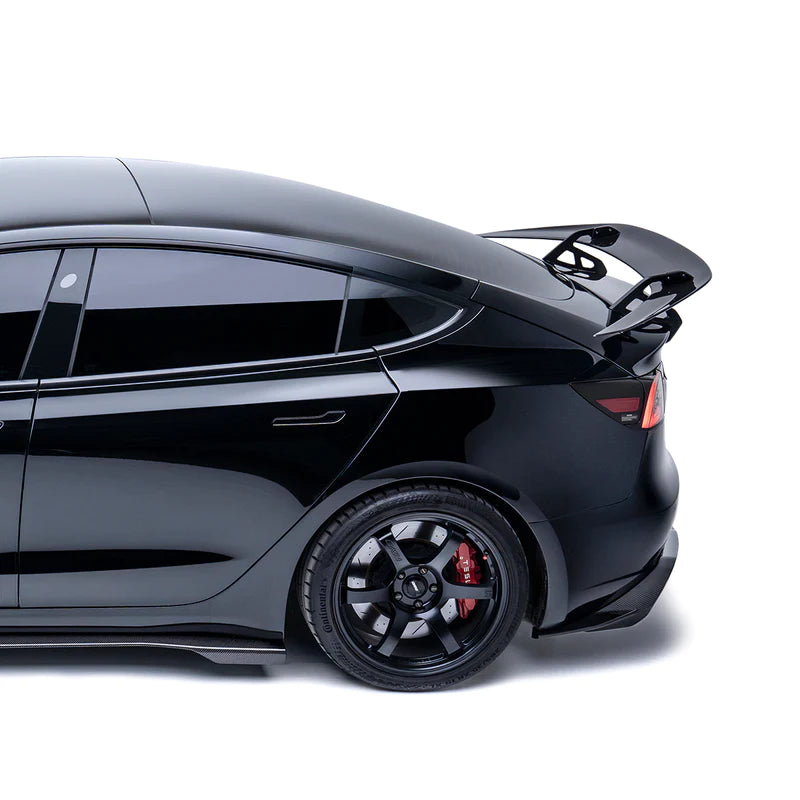 ADRO Carbon Fiber Swan Neck Wing AT-S for Tesla Model 3