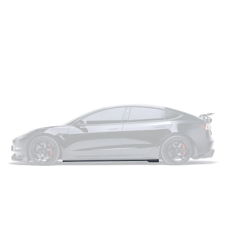 ADRO Carbon Fiber Side Skirts V2 for Tesla Model 3
