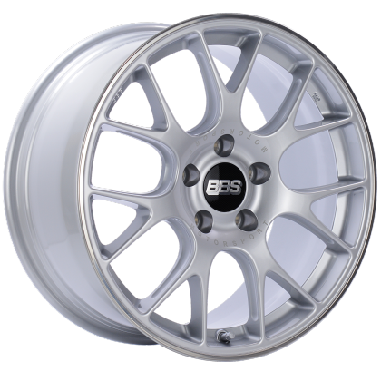 BBS CHR 19x8 5x114.3 ET38 in Brilliant Silver Polished for Tesla Model 3 and Y