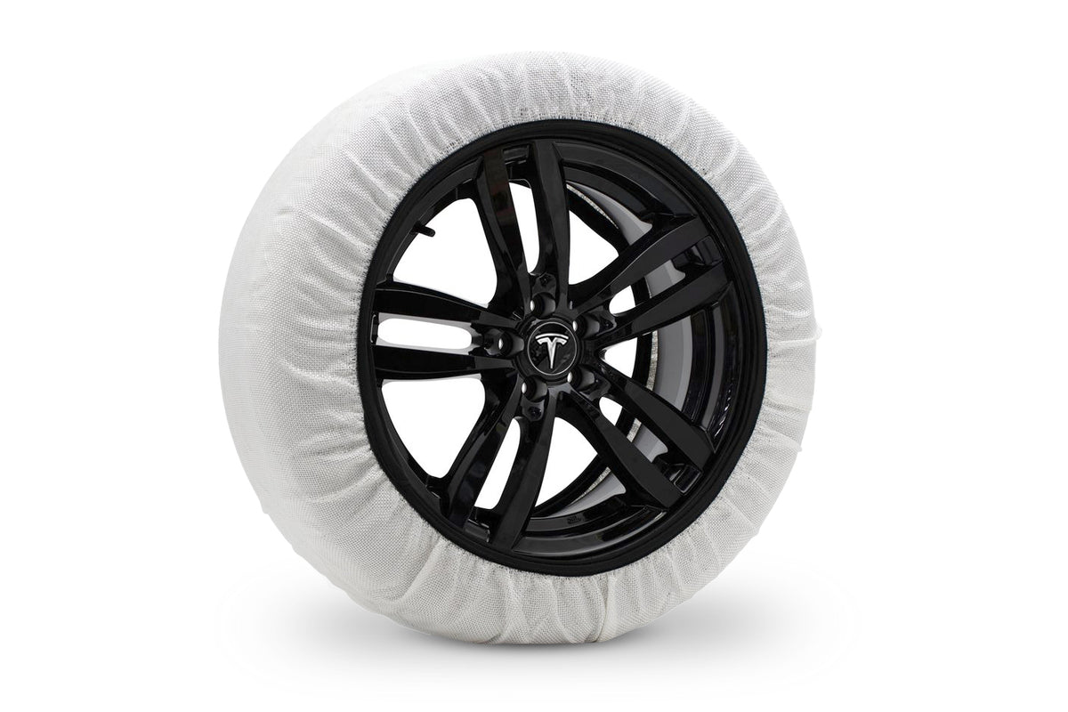Tesla Winter Tire Super Textile Snow Chains / Socks For Tesla Wheels - T  Sportline - Tesla Model S, 3, X & Y Accessories