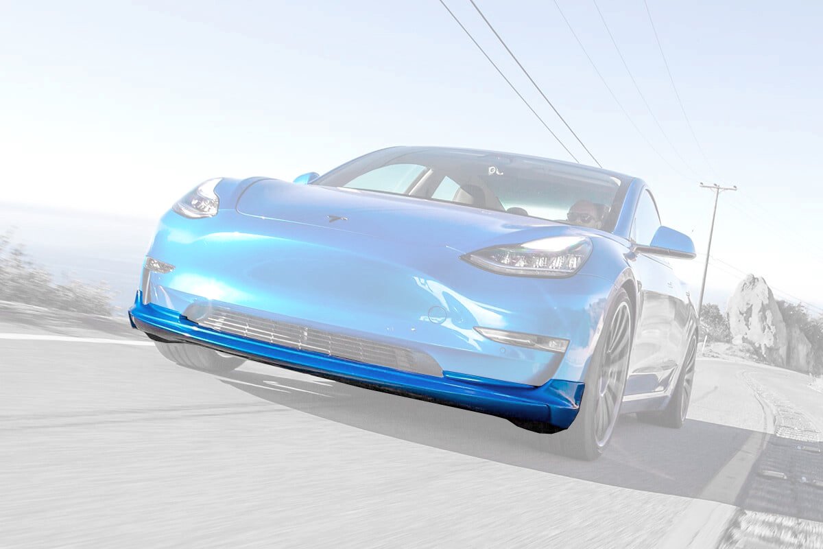 Tesla Model 3 Front Lip Spoiler - Unplugged Performance