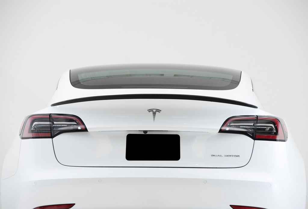 EVANNEX Carbon Fiber OE Style Trunk Spoiler for Tesla Model 3