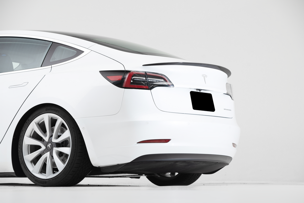 EVANNEX Carbon Fiber OE Style Trunk Spoiler for Tesla Model 3