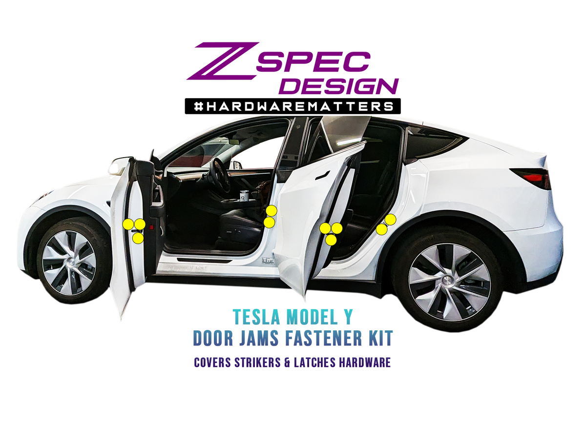 ZSPEC Door-Jams Fastener Kit, Strikers & Latches, for Tesla Model