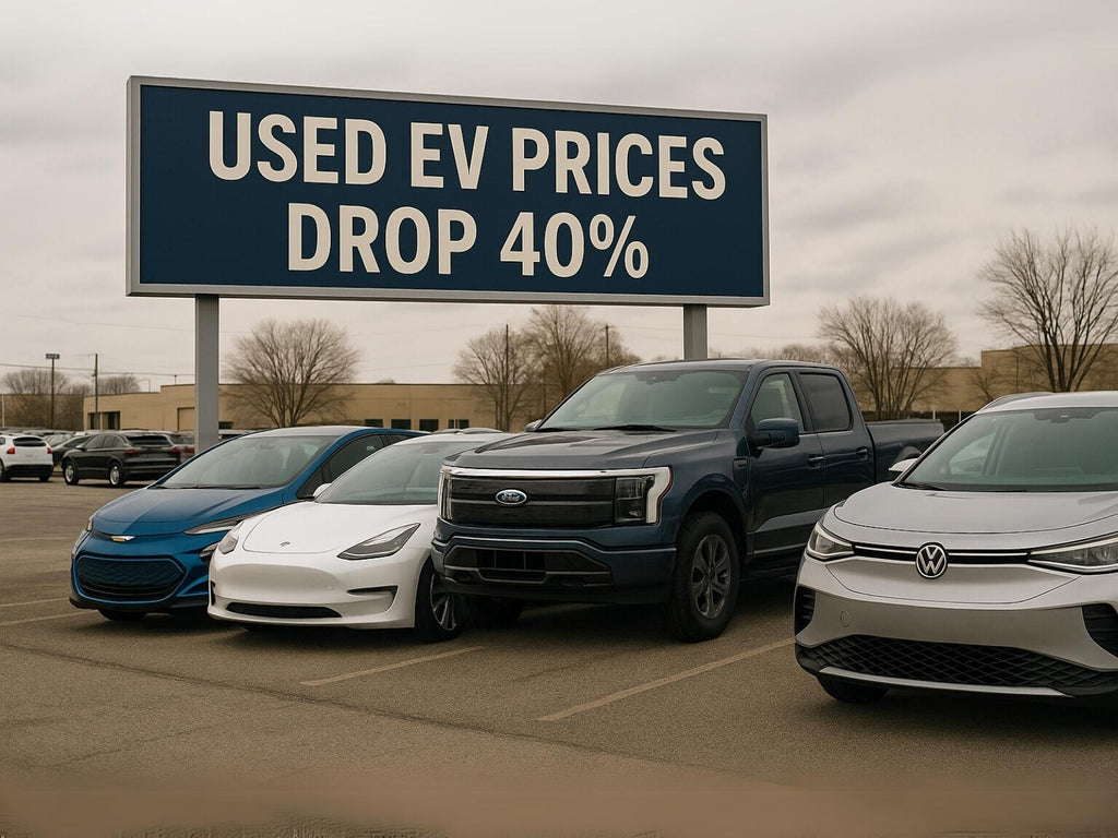 Used EV Prices Drop 40% as Buyer Interest Hits All-Time High