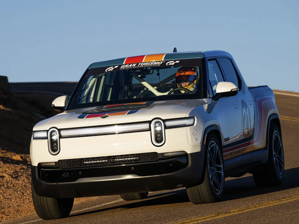 Ford Rivin Rivian and Ford Electrify Pikes Peak: A Tale of Two Trucks – EVANNEX ...