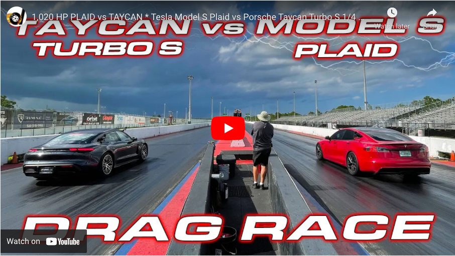Model S Plaid VS Taycan Turbo S