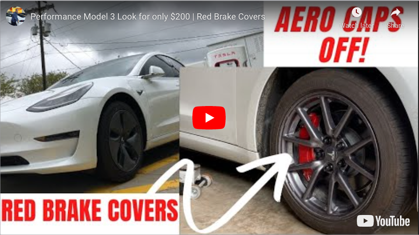 Upgrade The Look Of Your Tesla With These Brake Covers!