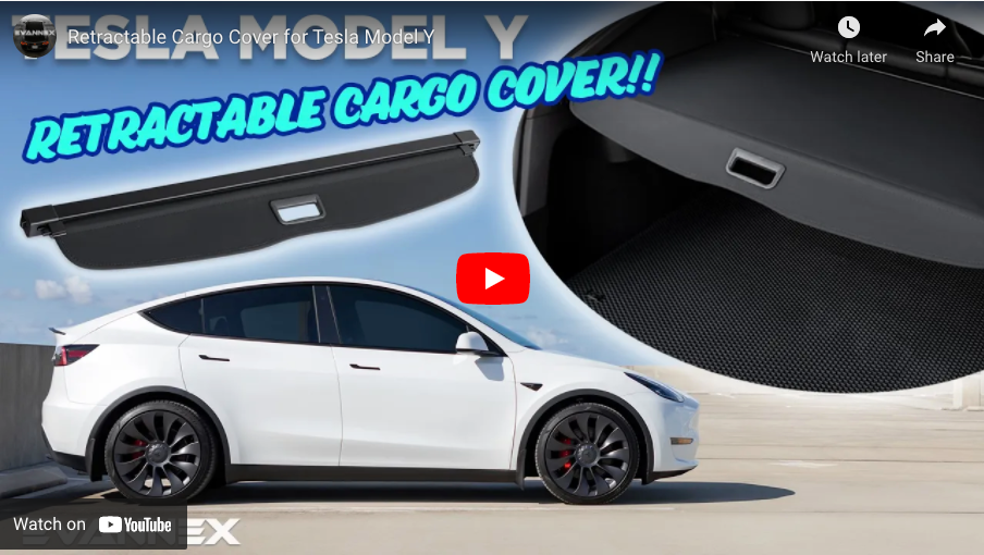 New Product Video! Retractable Cargo Cover For Model Y🔥🔥🔥