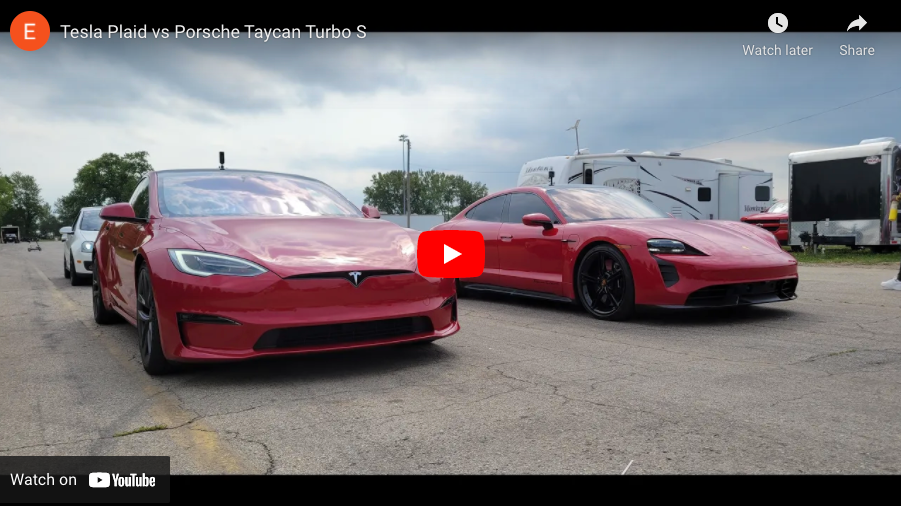 Tesla Model S VS Porsche Taycan