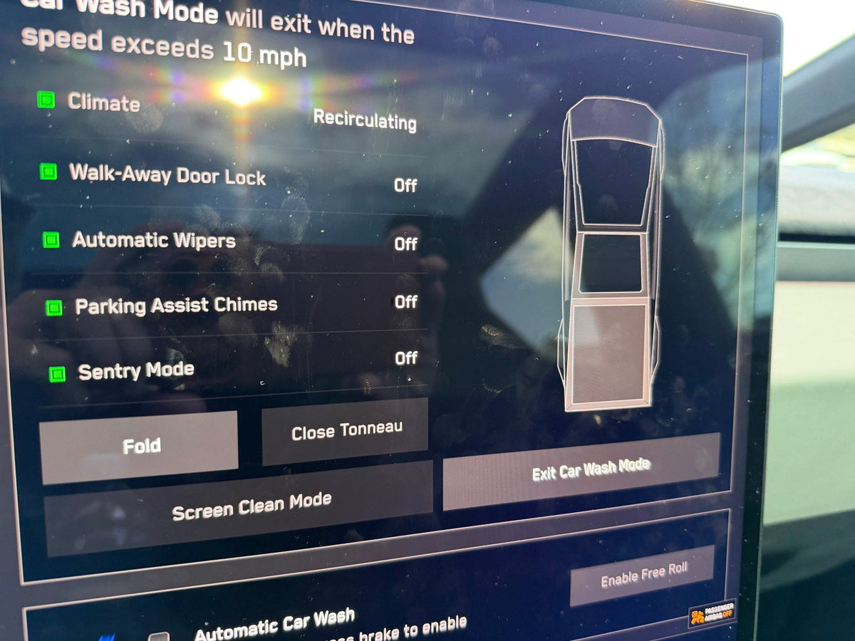 Tesla Cybertruck gets Car Wash Mode in the 2025 Holiday Update ...