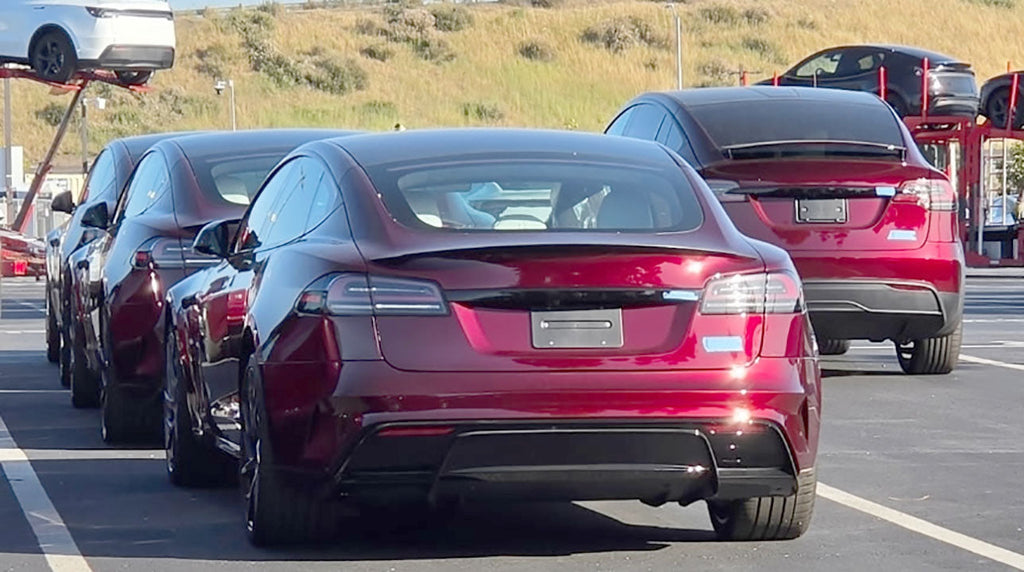 Signature Edition Tesla Model S and X spotted outside the Fremont fact ...