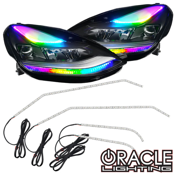 ORACLE Lighting Tesla Model 3 2021+ Headlight DRL Upgrade Kit - ColorSHIFT®