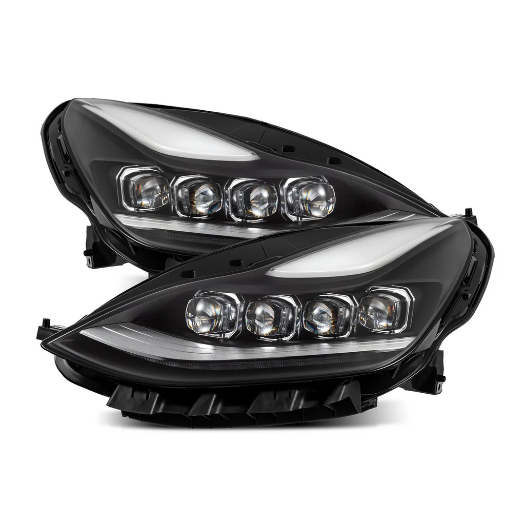 AlphaRex NOVA-Series LED Projector Headlights Black For 17-23 Tesla Model 3 / 20-24 Model Y