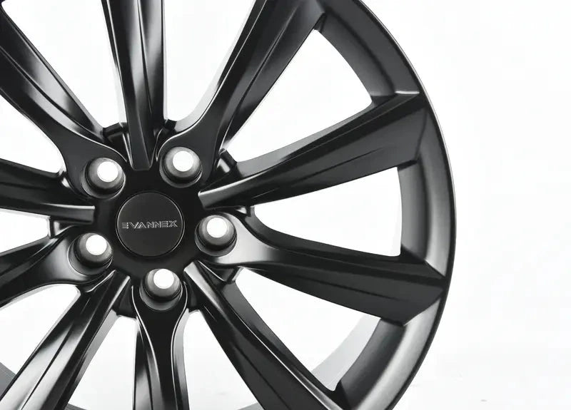 Blemished EVANNEX 19" Turbine Wheel - Satin Black For Tesla Model 3/Y Owners (Single Wheel)