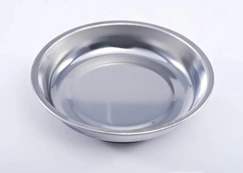 Schwaben Round Magnetic Parts Tray, 4 3/8" Diameter for EV Owners