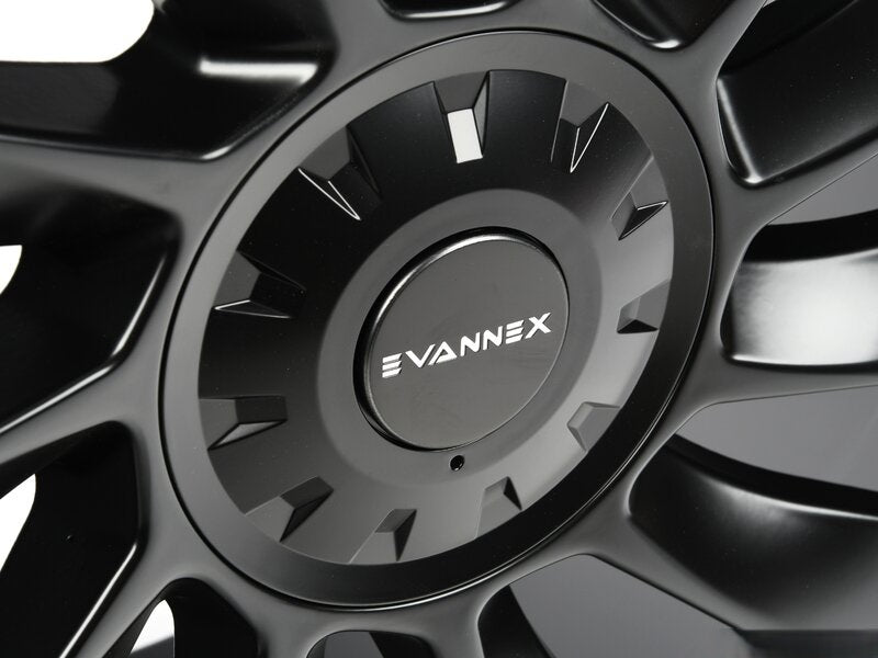 EVANNEX 20" UltraTurbine Style Wheel Set - Satin Black For Tesla Model 3 and Model Y
