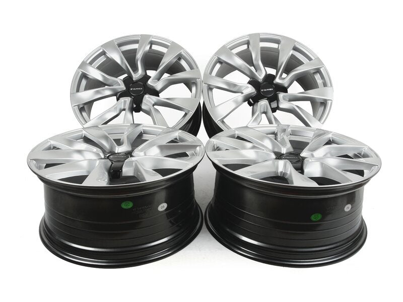 EVANNEX 19" Sport Wheels - Bright Silver For Tesla Model 3 and Tesla Model Y