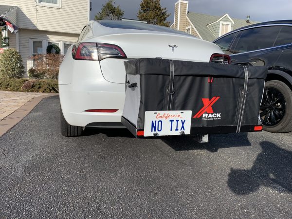 Model 3 Performance Top Rack Packing X-Rack Lightweight Cargo Carrier Rack Package for Tesla Model 3 and Y ...
