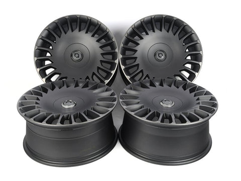 The New Aero 19" Razor - 19"x 8.5" Wheel Set Matte Black Shadow for Tesla Model 3/Y