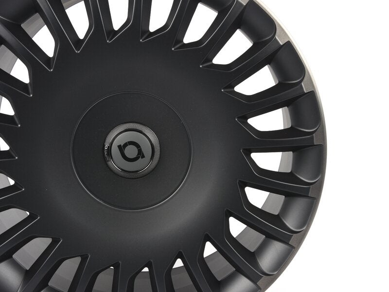 The New Aero 19" Razor - 19"x 9.5" Wheel Set Matte Black Shadow for Tesla Model S