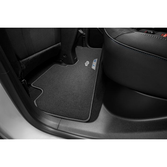 Genuine Chevrolet Premium Carpeted Floor Mats with Bolt EV Logo for Chevrolet Bolt