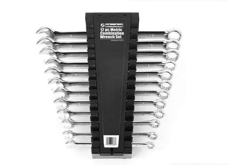 Schwaben 12 Pc Metric Combination Wrench Set for EV Owners