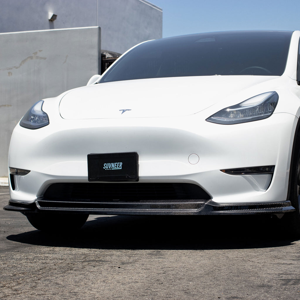 Suvneer Motorsports Carbon Fiber Front Lip for Tesla Model Y