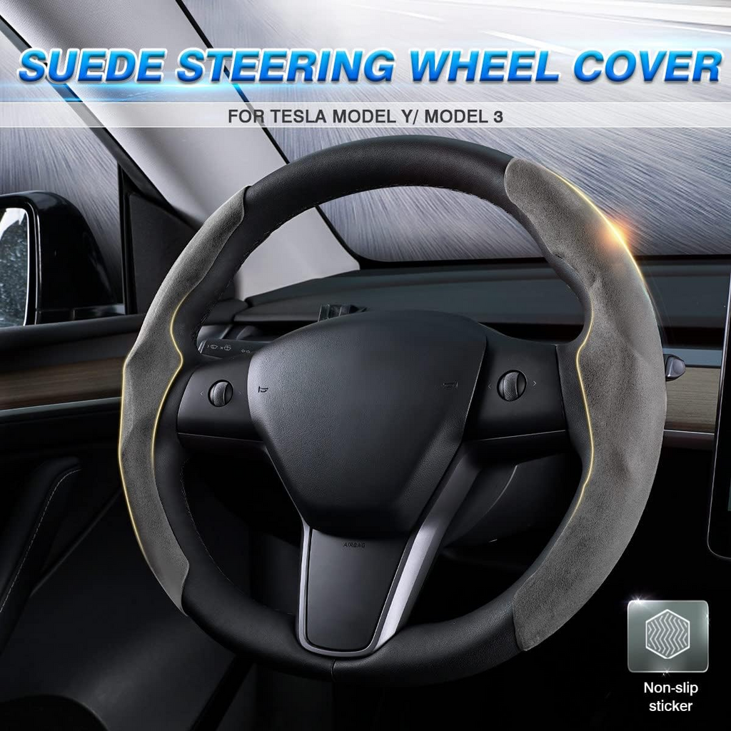 EVANNEX Steering Wheel Decoration Cover for Tesla Model 3 and Model Y
