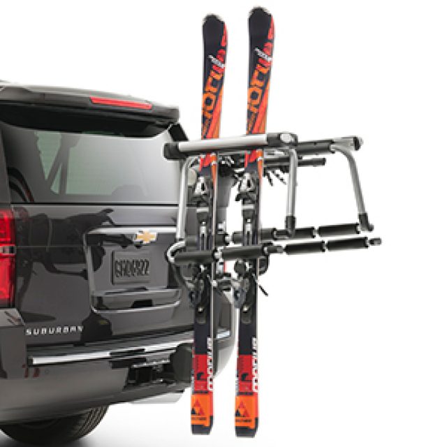 Hitch Mounted Ski Carrier for Chevrolet Bolt