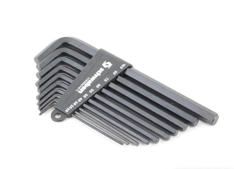 Schwaben 10 Pc Metric Hex Wrench Set for EV Owners