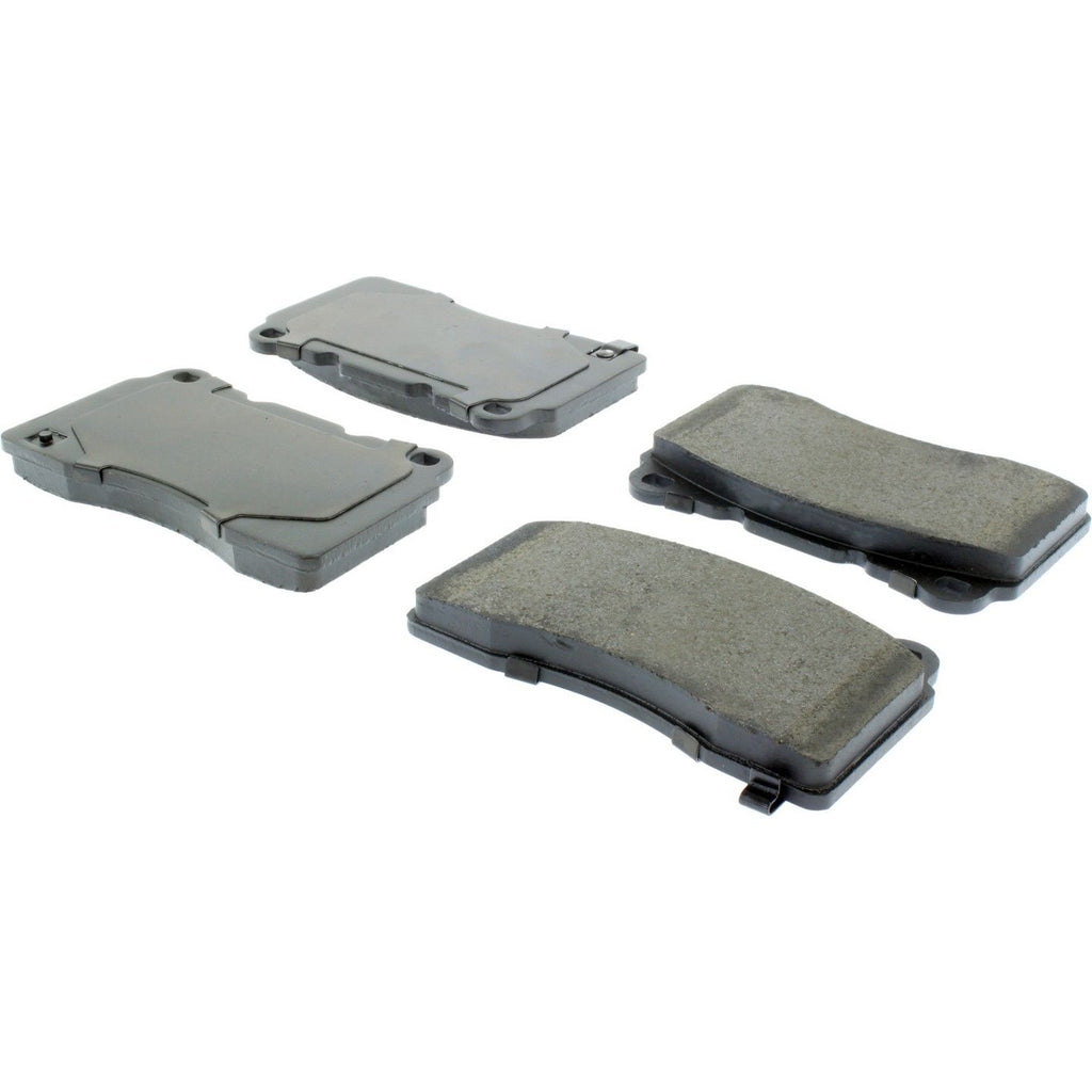 Centric Front Brake Pad Set with Shims for Tesla Model S and X