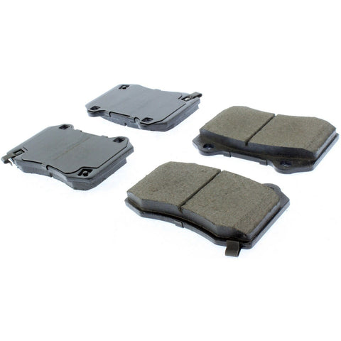 Centric Rear Brake Pad Set with Shims for Tesla Model S and X