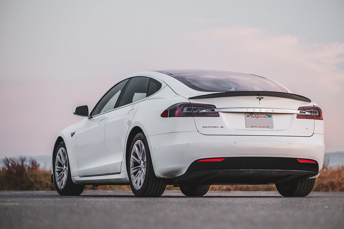 MAIER Carbon Fiber Rear Spoiler for Tesla Model S – EVANNEX Aftermarket ...