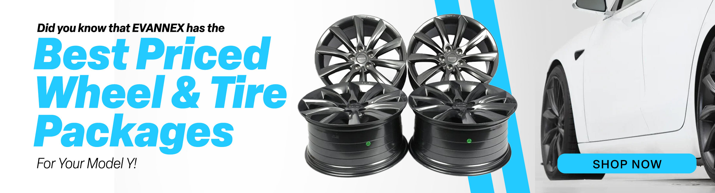 We have the Best Priced Wheel & Tire Package For Model Y Owners