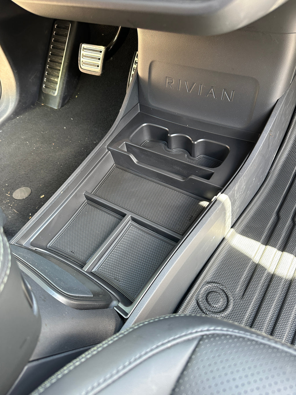 Evannex Cup Holder Center Console Organizer for Rivian R1T and R1S