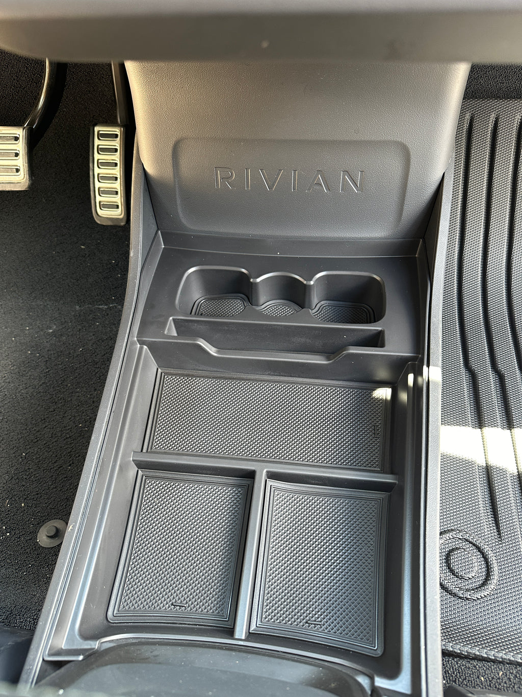 Evannex Cup Holder Center Console Organizer for Rivian R1T and R1S