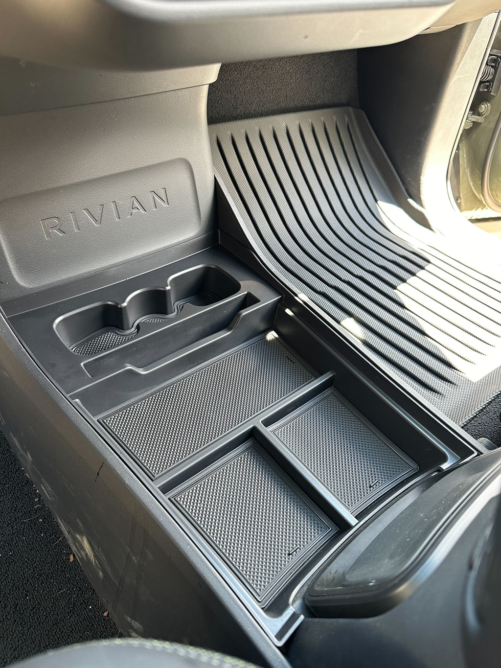 Evannex Cup Holder Center Console Organizer for Rivian R1T and R1S