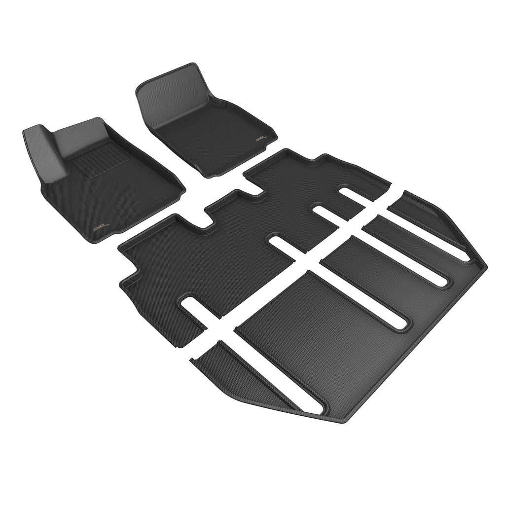 3D MAXpider Kagu Floormats for Tesla Model X 2022-2024 (7 Seater)