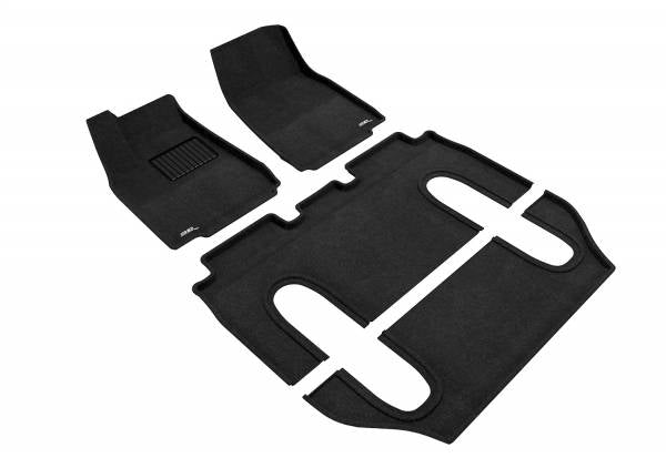 3D MAXpider Tesla Model X (6 Seater) ELEGANT Floor Mats