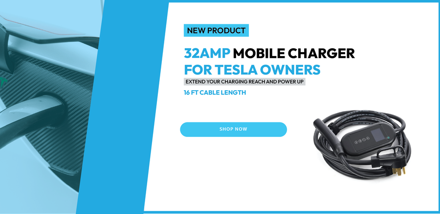 NEW! 32 Amp Mobile charger for tesla Owners