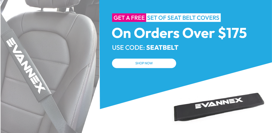 FREE SEAT BELT COVER ON ORDERS OVER $175