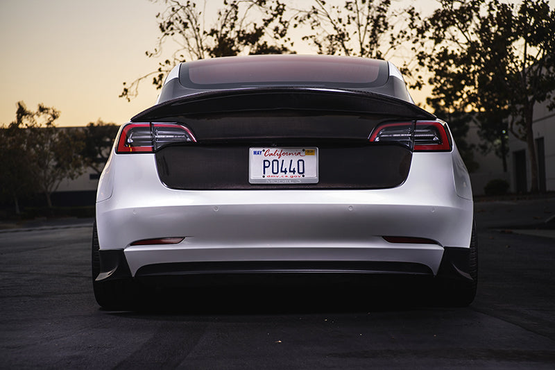 MAIER Carbon Fiber 4" Rear Spoiler Tesla Model 3