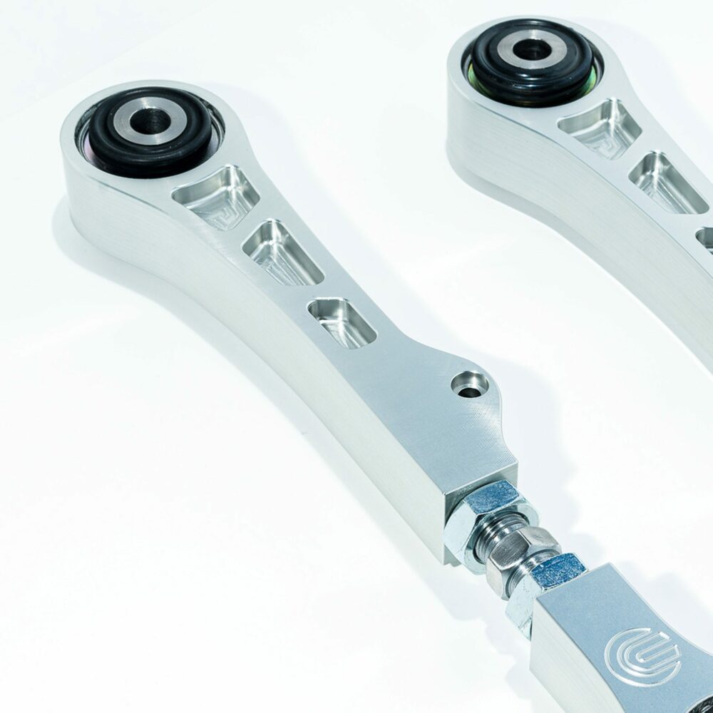 Unplugged Performance Billet Adjustable Rear Camber Arm Set for Tesla Model S and X 2012-2020