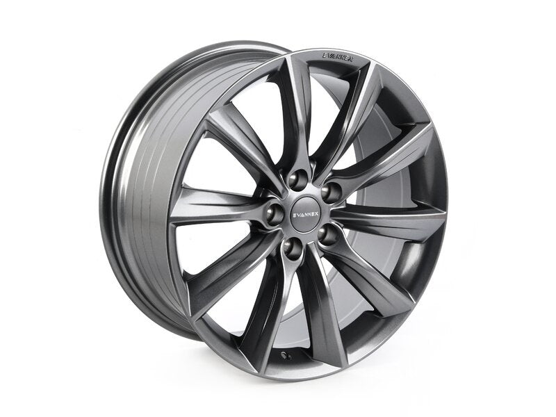 EVANNEX 19x8.5" Turbine Wheel & Tire Package - For Tesla Model Y Owners