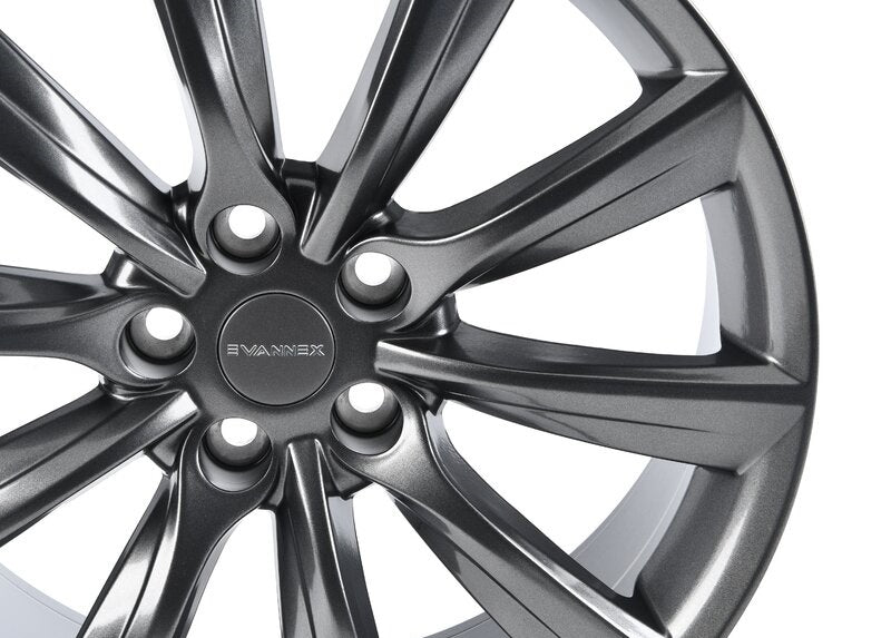 EVANNEX 19x8.5" Turbine Wheel & Tire Package - For Tesla Model Y Owners