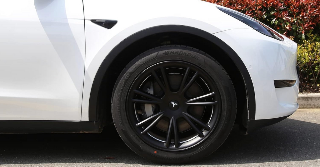EVANNEX Matte Black 19" Aero Wheel Covers For Tesla Model Y